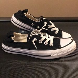 All Star Black/White Slip on Converse Shoes